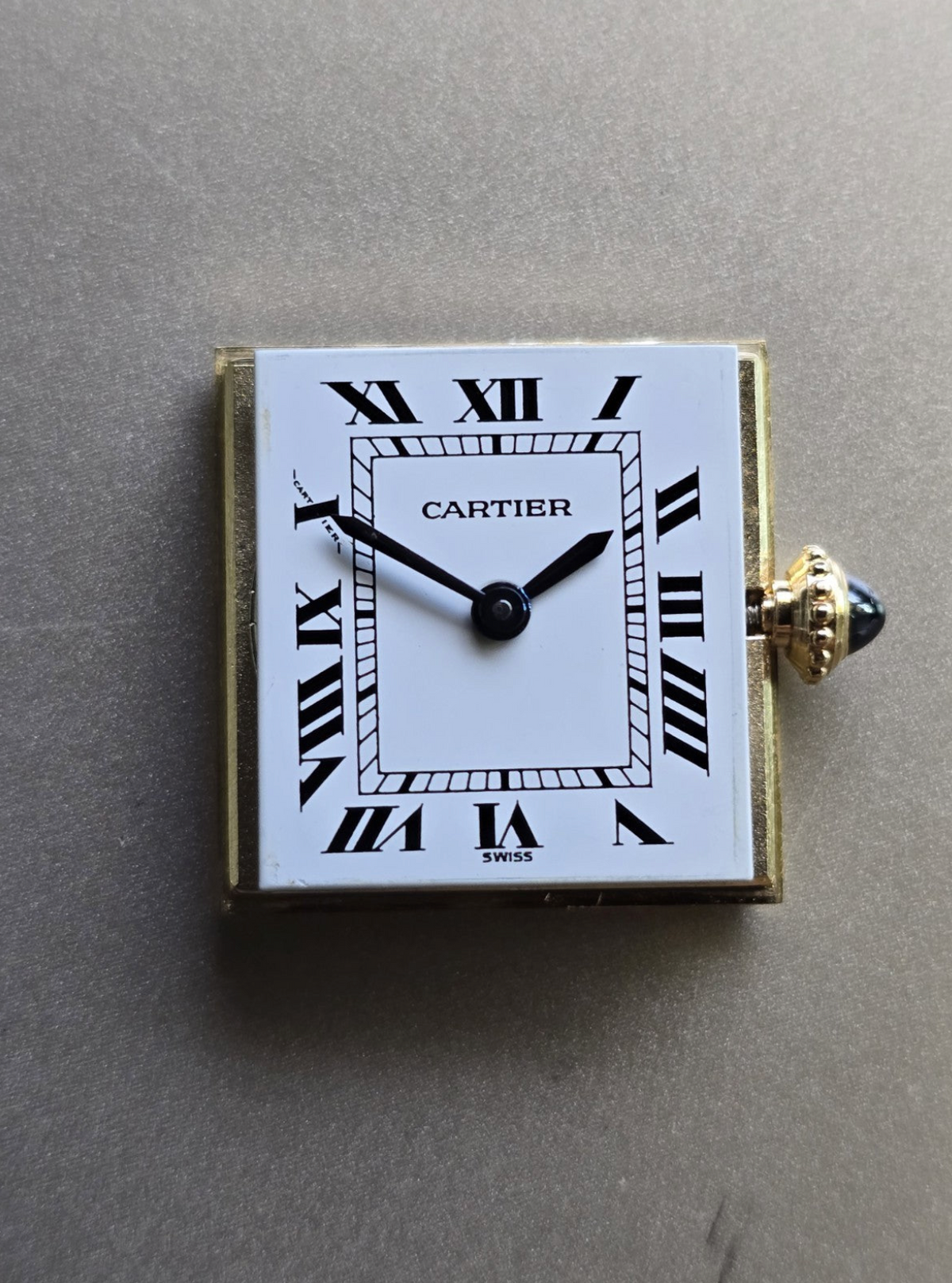 Vintage Cartier Tank Louis 6711 18K Gold Paris Dial, Serviced