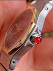Vintage Cartier Santos Octagon 2966 18K & Steel Automatic 29mm