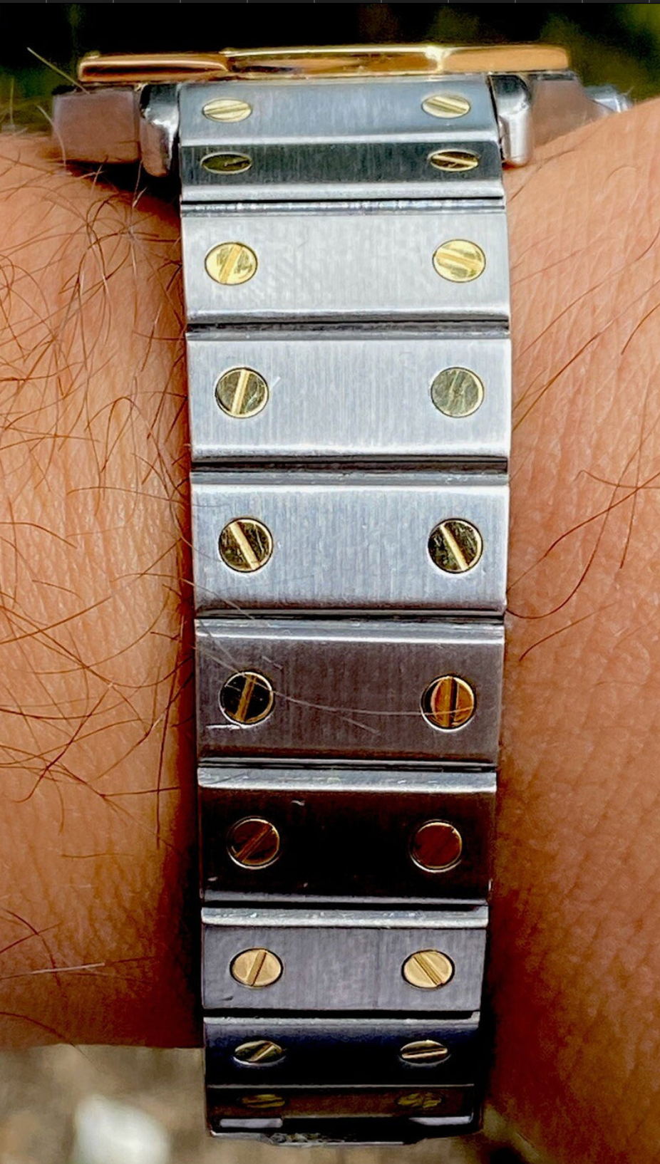 Vintage Cartier Santos Octagon 2966 18K & Steel Automatic 29mm