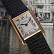 Vintage Cartier Tank Quartz Ladies Watch, 1980s, Box & Papers