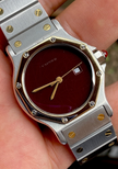 Vintage Cartier Santos Octagon 2966 18K & Steel Automatic 29mm