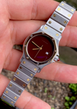 Vintage Cartier Santos Octagon 2966 18K & Steel Automatic 29mm