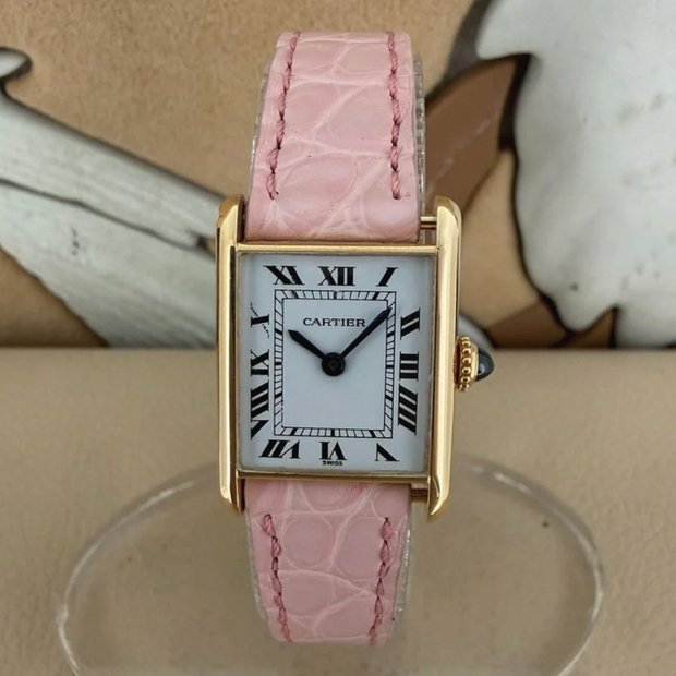 Vintage Cartier Tank Louis Mini 18K Gold Ladies Watch | 67117