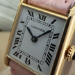 Vintage Cartier Tank Louis Cartier Mini 67117 18K Gold Manual Wind