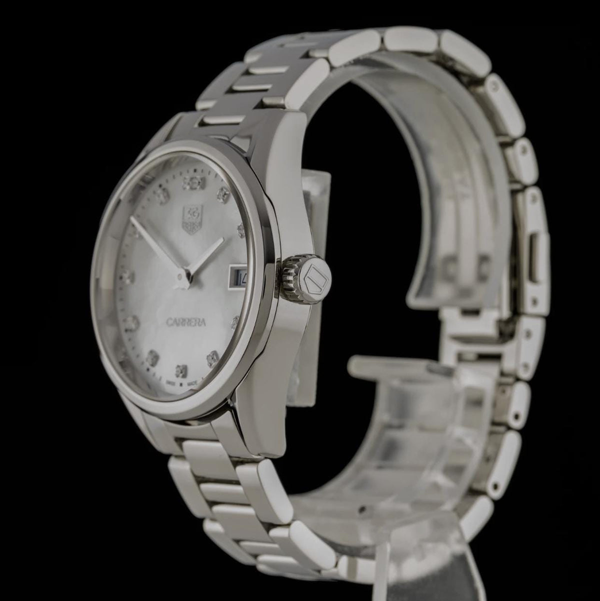 TAG Heuer Carrera WAR1314 Diamond Mother-of-Pearl 32mm Quartz