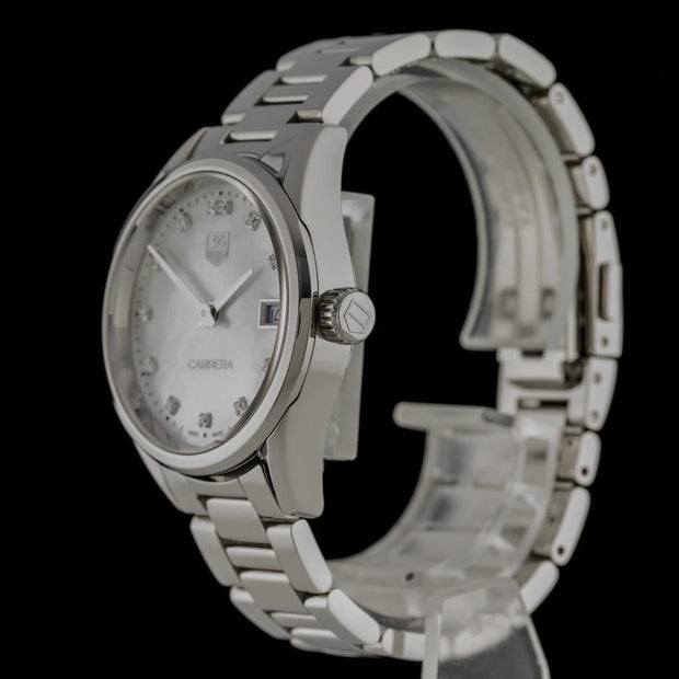 TAG Heuer Carrera WAR1314 Diamond Mother-of-Pearl 32mm Quartz