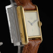 Vintage Cartier Tank Must Lemon Dial Manual Wind 20mm Ladies