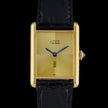Vintage Cartier Tank Must Large Gold Guilloche | Vintage