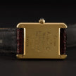 Cartier Tank Must 366001 Red & Gold Roman Dial 21mm Quartz