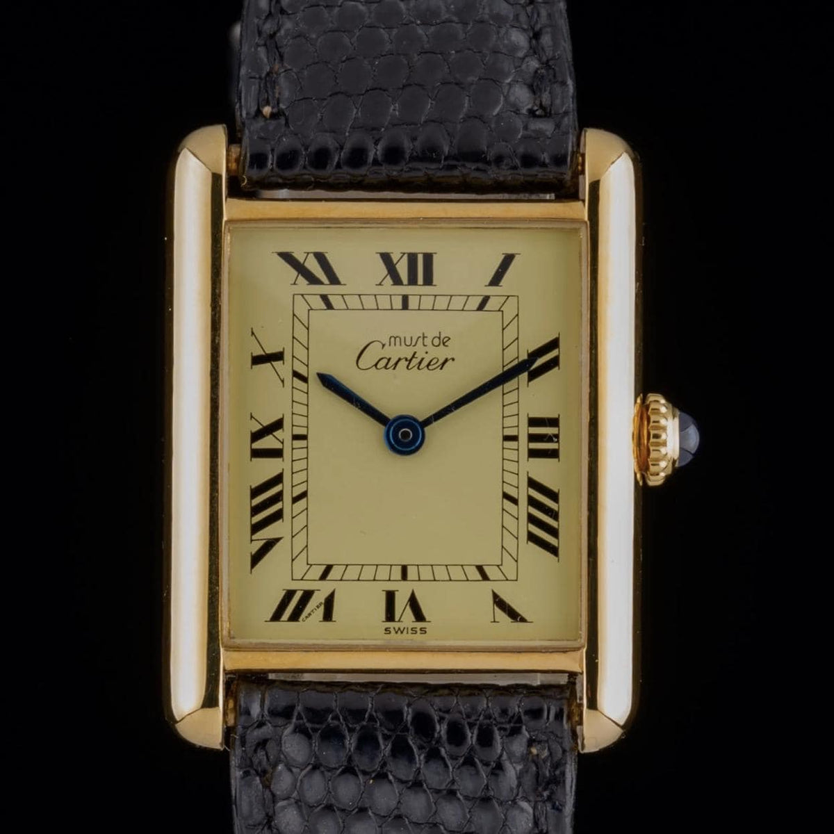 Cartier Tank Must Large 23mm Lemon Dial 925