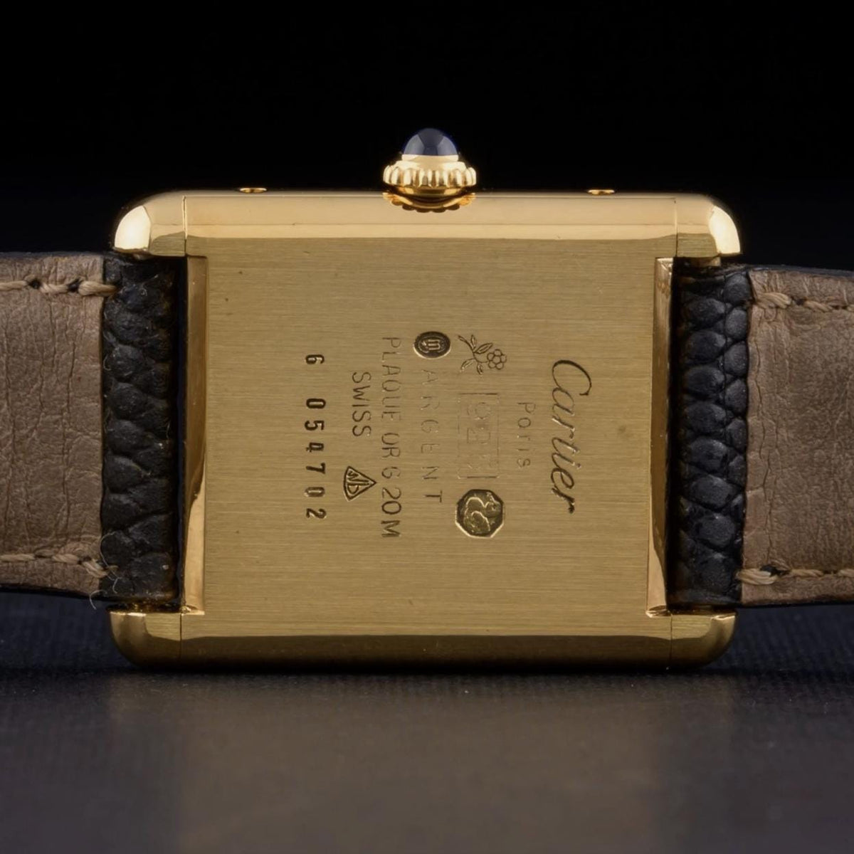 Cartier Tank Must Large Lemon Dial Vermeil Manual Wind 23mm