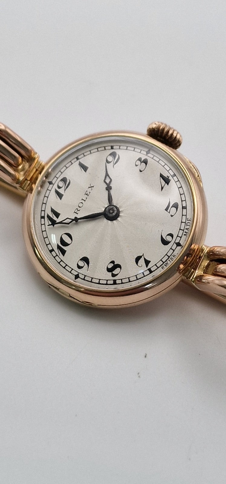 Antique Rolex 9ct Rose Gold Ladies Watch, 1916