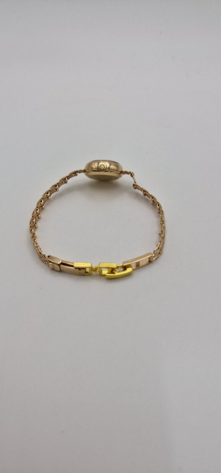 Vintage Omega 9ct Gold Ladies Watch on Gold Bracelet, 1967
