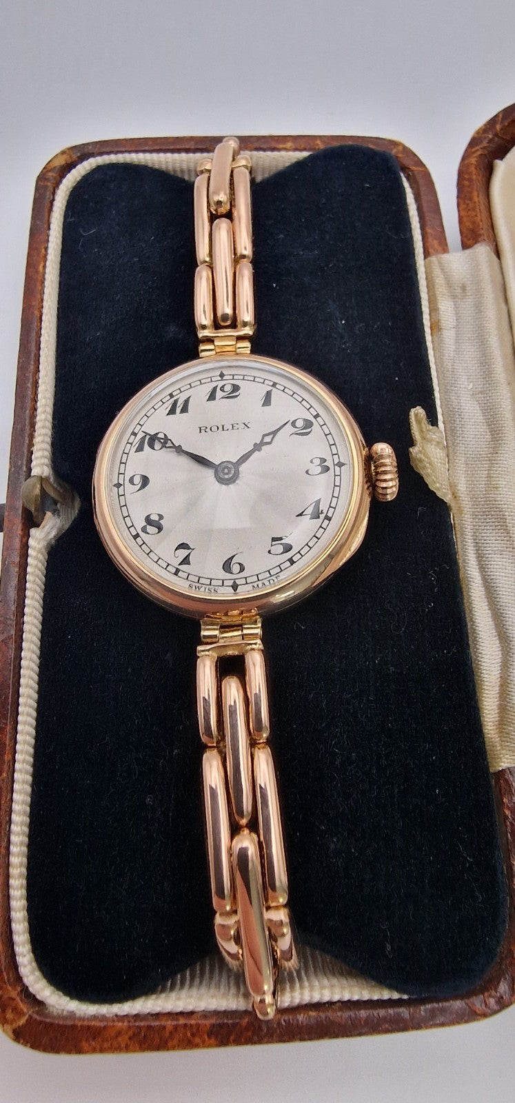 Antique Rolex 9ct Rose Gold Ladies Watch, 1916