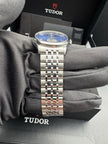 Tudor 1926 Luna M91560-0002 39mm Moon Phase Blue Dial, New
