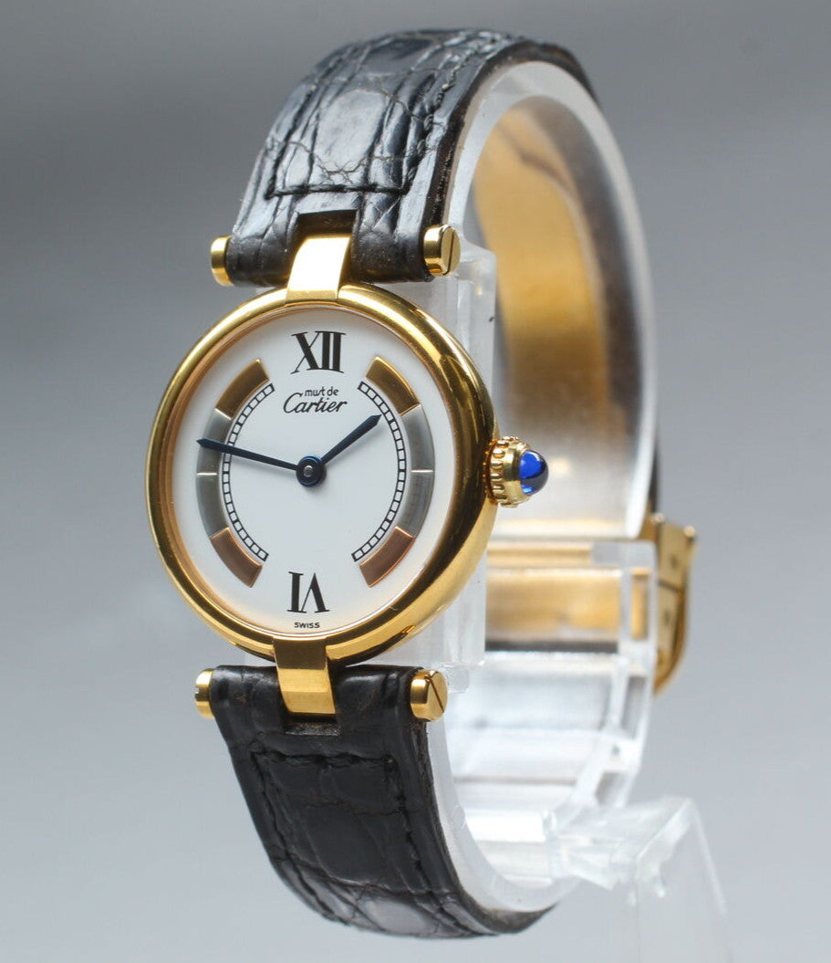 Must de Cartier Vermeil 590004 Quartz 23mm Ladies Watch