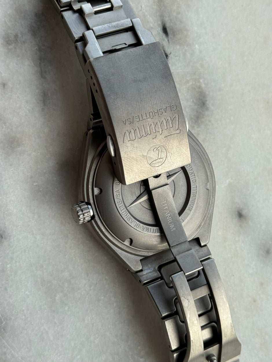 Tutima M2 Coastline 6150 Titanium Blue Dial Automatic Day-Date