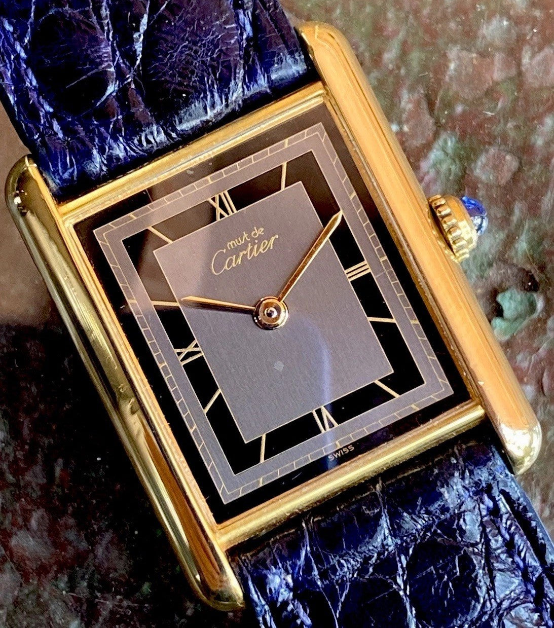 Cartier Tank LM Quartz Watch, Burgundy Strap