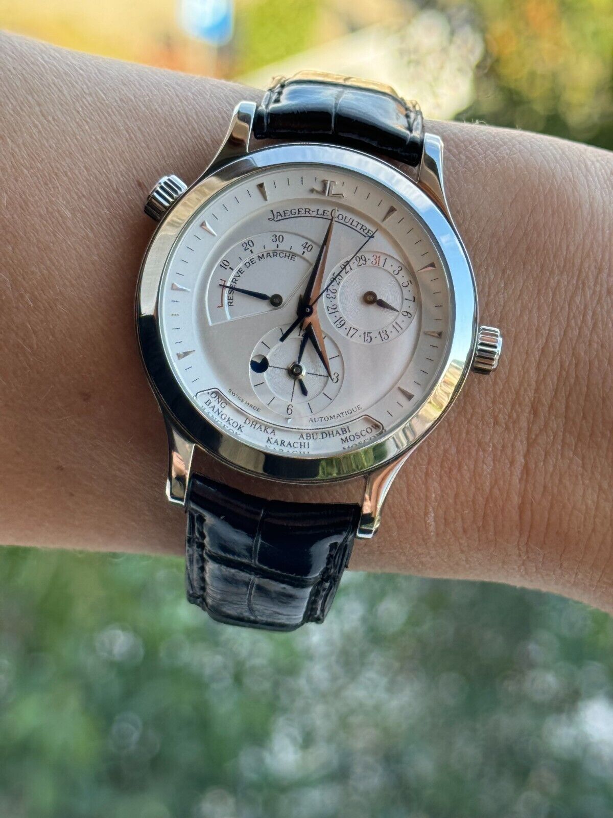 Jaeger-LeCoultre Master Control Geographic Dual Time 38mm