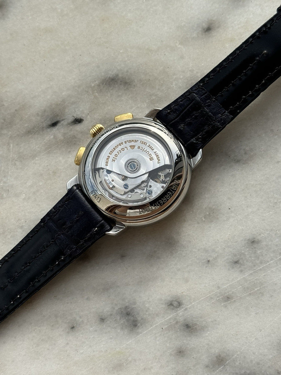 Maurice Lacroix Masterpiece Chronograph 67413 Blue Dial 38mm