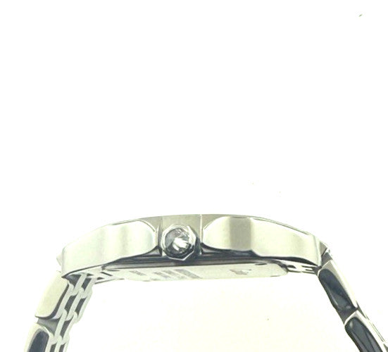 Cartier Santos Demoiselle 2698 Steel, Custom Diamond Bezel