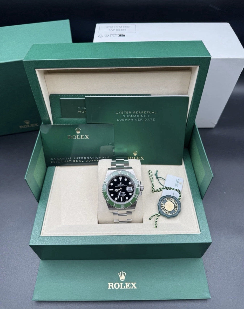 Rolex Submariner Date 41mm Starbucks Green Bezel | Unworn