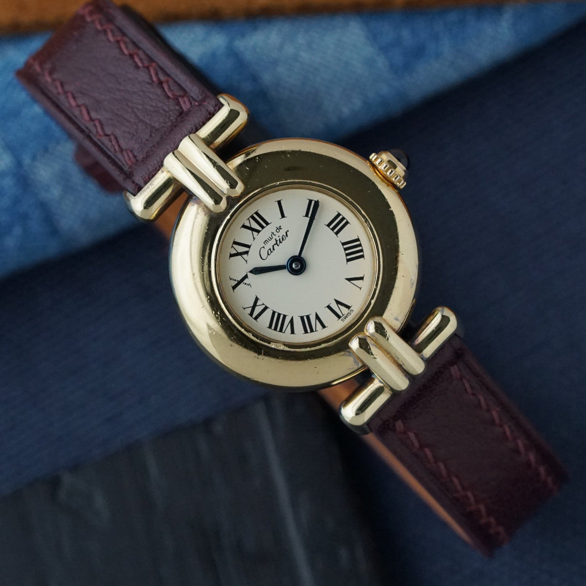 Must de Cartier Colisée Vermeil Quartz, 1990s