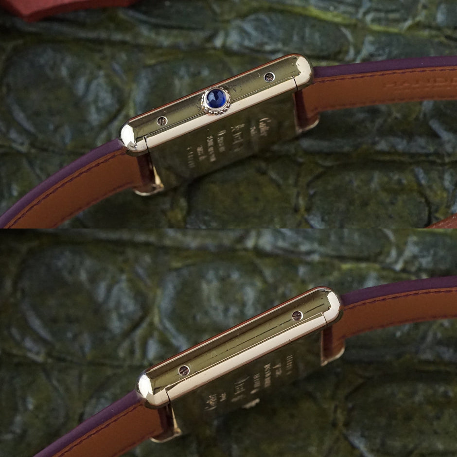 Must de Cartier Tank Tricolor Dial Vermeil Manual Wind, 1980s