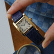 Cartier Tank Française W5000356 18K Yellow Gold Quartz 25mm
