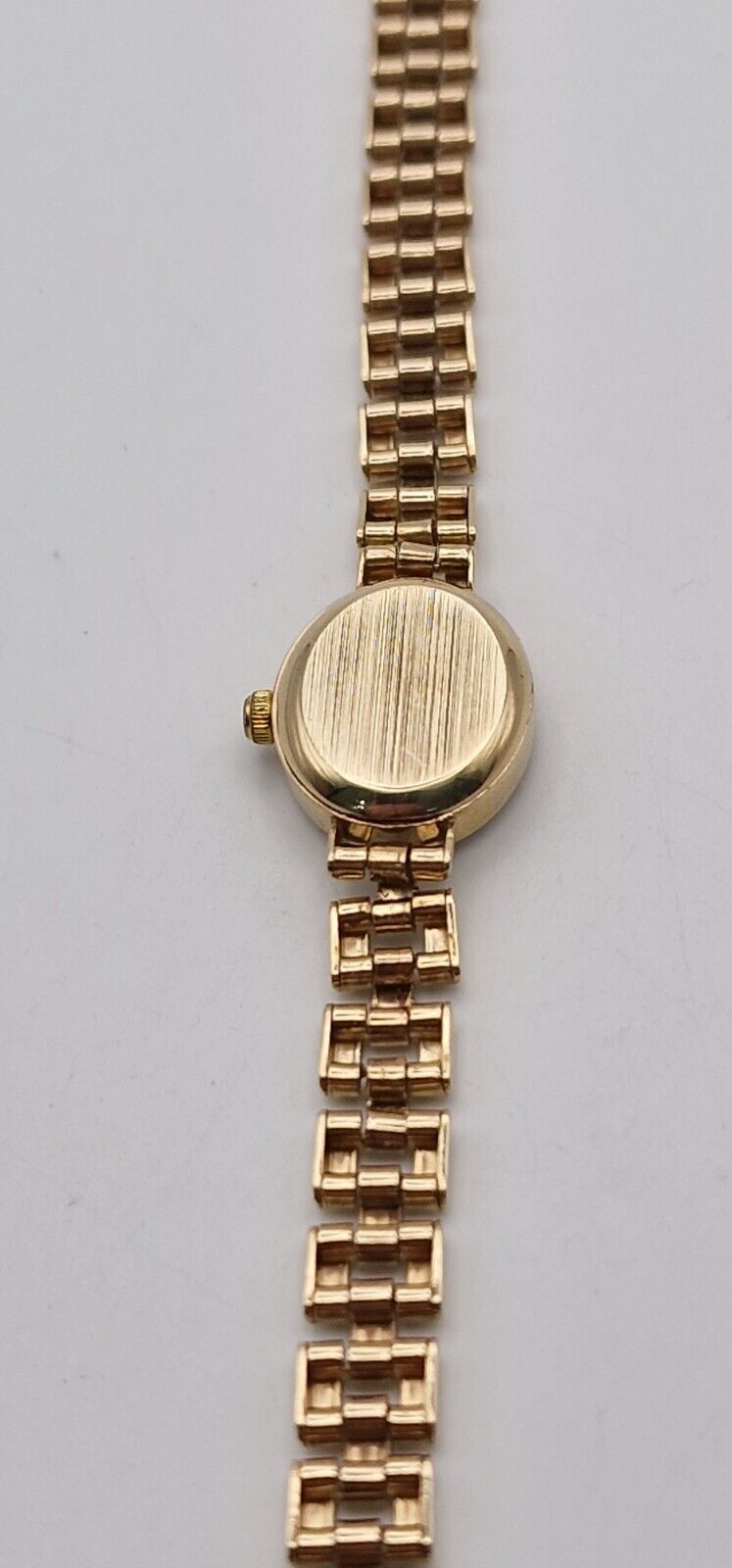 Rotary 9ct Gold Ladies Watch with Diamond Bezel & Box