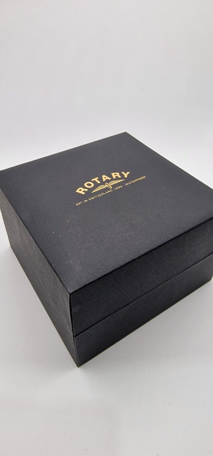 Rotary 9ct Gold Ladies Watch with Diamond Bezel & Box