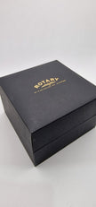 Rotary 9ct Gold Ladies Watch with Diamond Bezel & Box