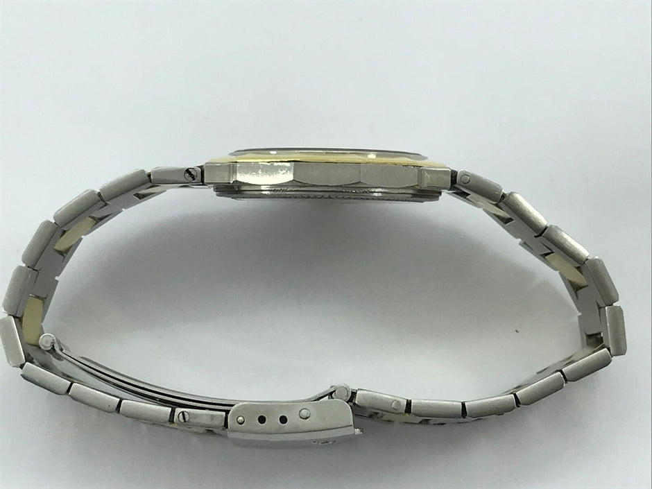 Baume & Mercier Riviera 5333.018 18K Gold & Steel Quartz 30mm
