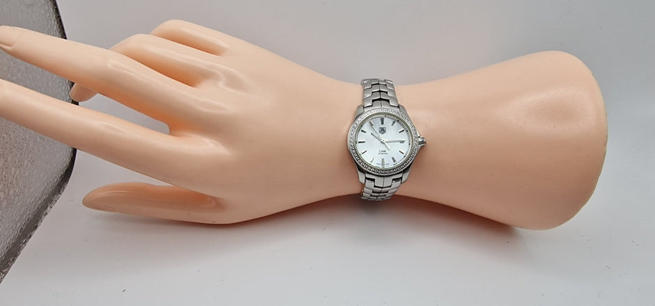 TAG Heuer Link Ladies Diamond Bezel 200m, with TAG Heuer Box