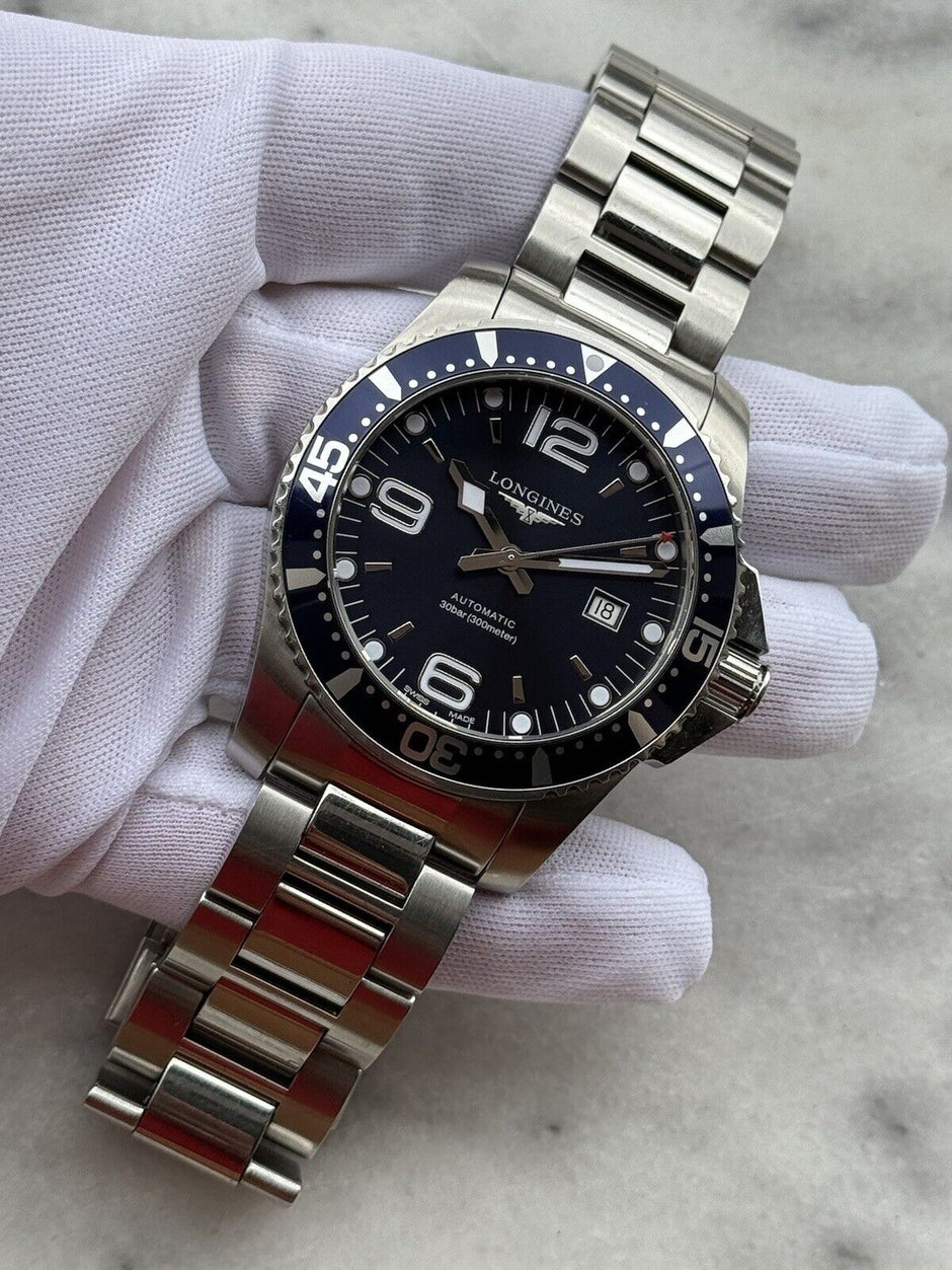 Longines HydroConquest L3.841.4 Blue Dial Automatic 44mm