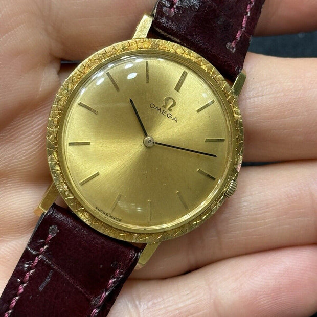 Omega 18K Gold Manual Wind Dress Watch Cal. 620, Vintage