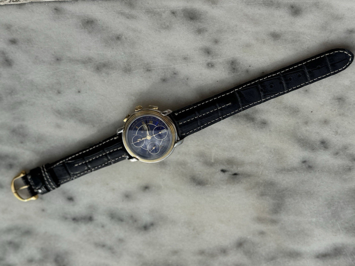 Maurice Lacroix Masterpiece Chronograph 67413 Blue Dial 38mm