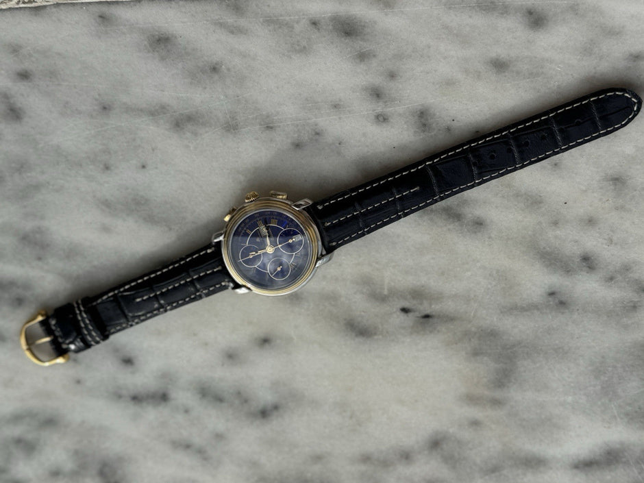 Maurice Lacroix Masterpiece Chronograph 67413 Blue Dial 38mm