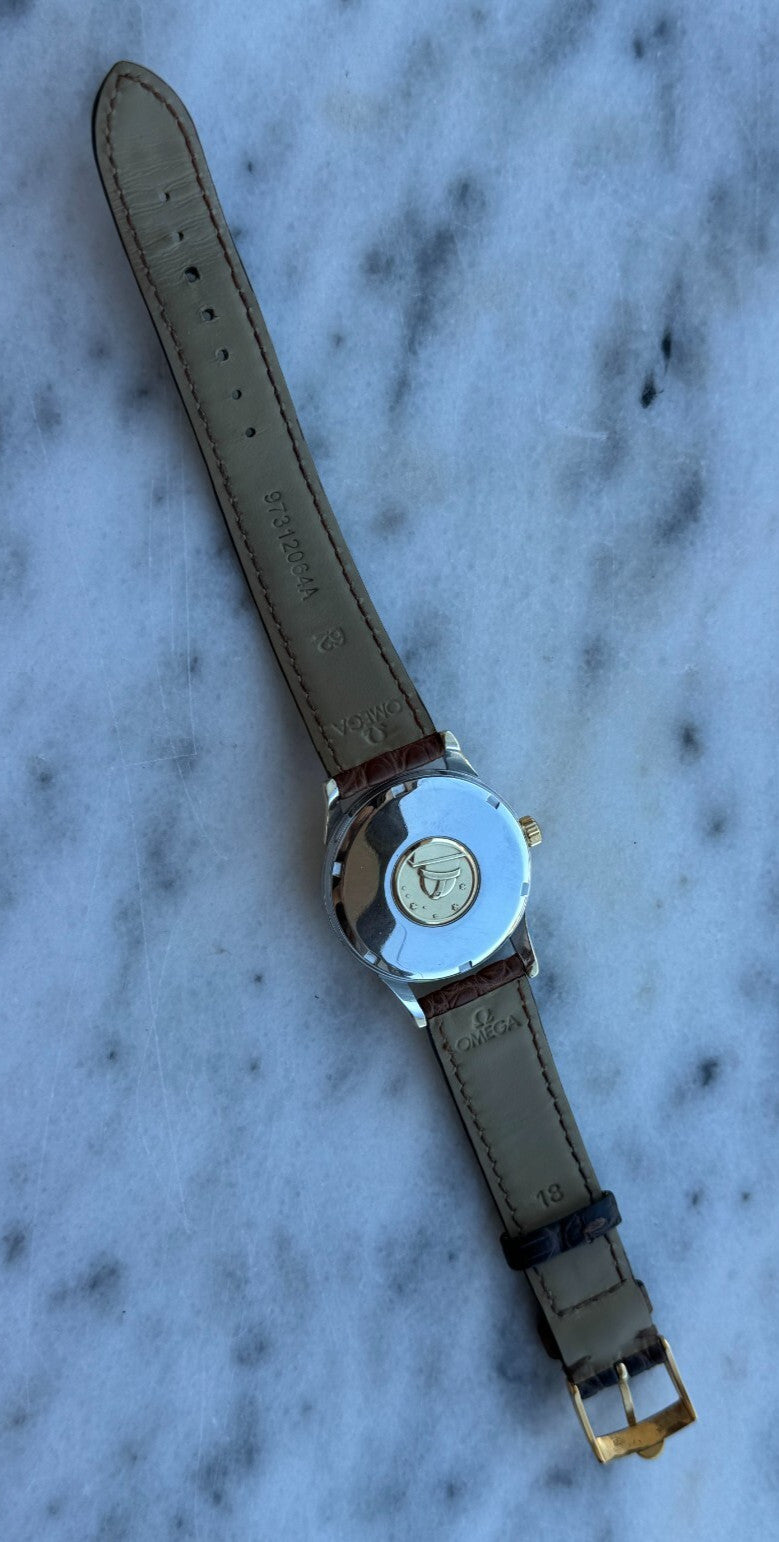 Vintage Omega Constellation 'Pie Pan' Automatic 34mm Gold & Steel