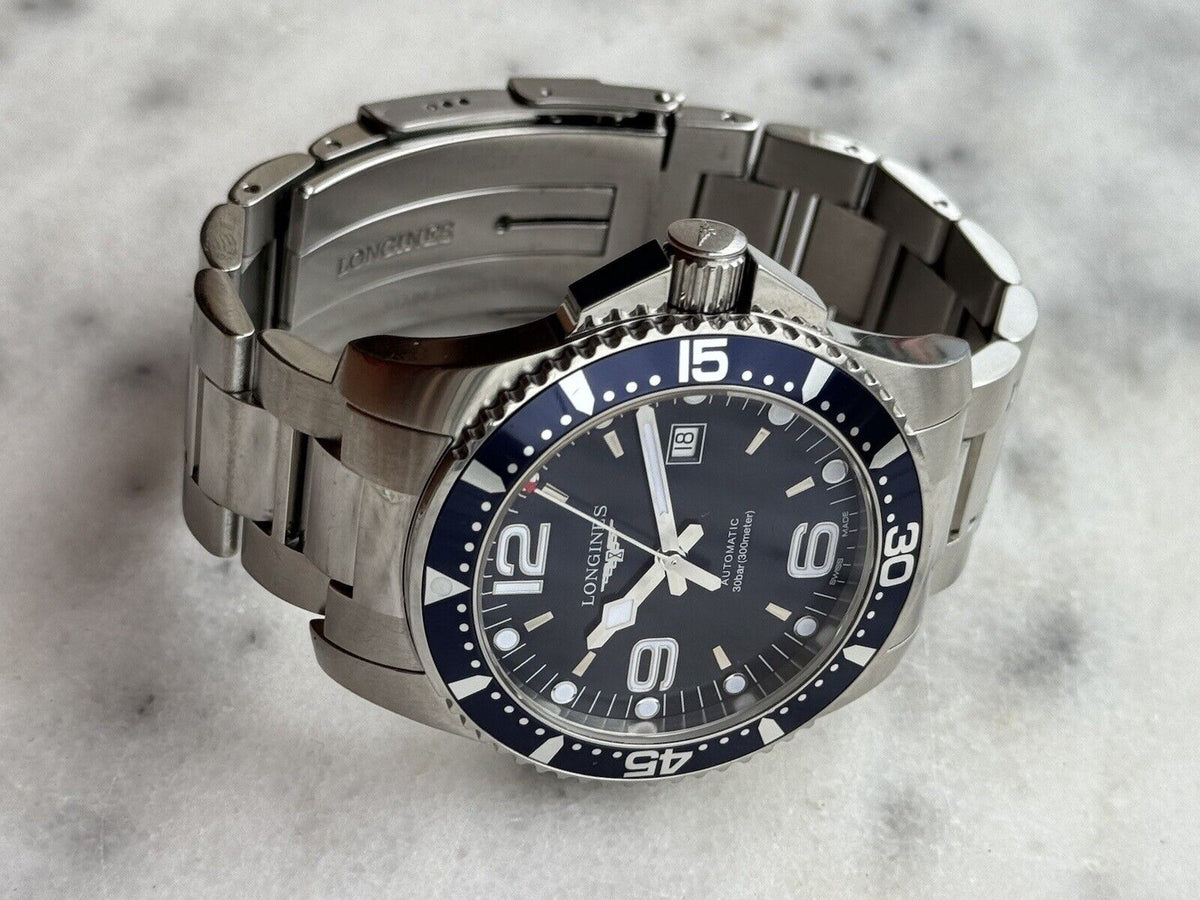 Longines HydroConquest L3.841.4 Blue Dial Automatic 44mm