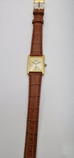 Must de Cartier Tank Mid-Size Vermeil Mechanical, No Gold Loss
