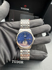 Tudor 1926 Luna M91560-0002 39mm Moon Phase Blue Dial, New