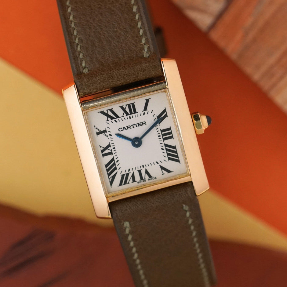 Cartier Tank Française Small 18K Yellow Gold W5000256