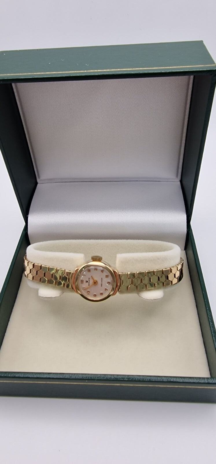 Vintage Rolex Precision 9ct Gold Ladies Watch, 1950s