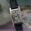 Cartier Tank Américaine 1713 18K White Gold Quartz Ladies