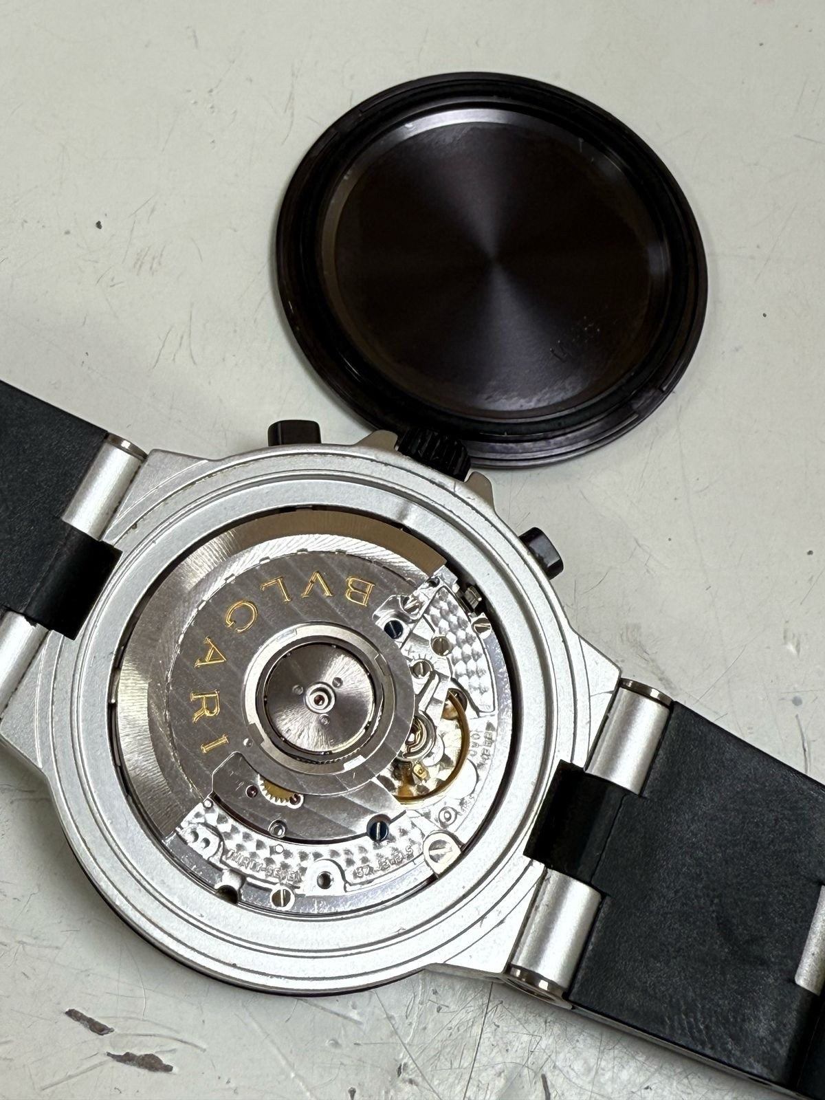 Bvlgari Diagono Aluminium AC 38 CA Automatic Chronograph 38mm