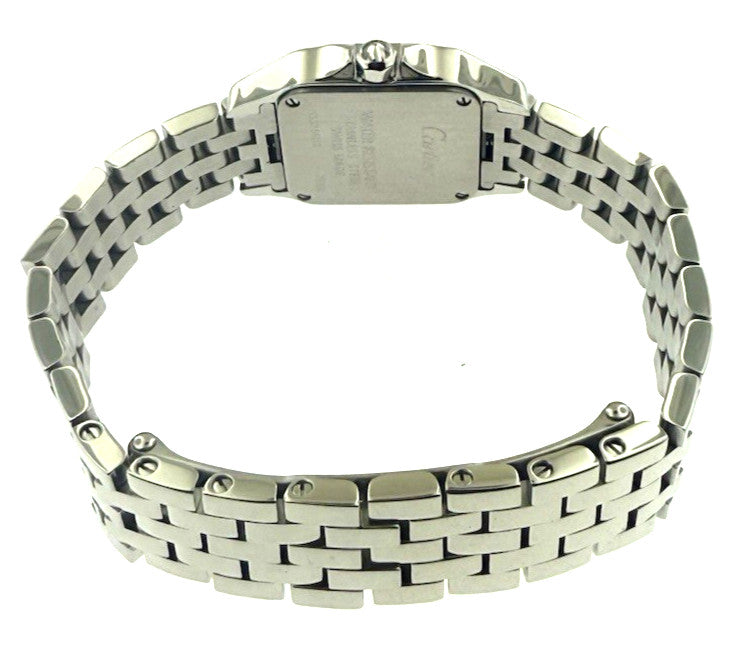 Cartier Santos Demoiselle 2698 Steel, Custom Diamond Bezel