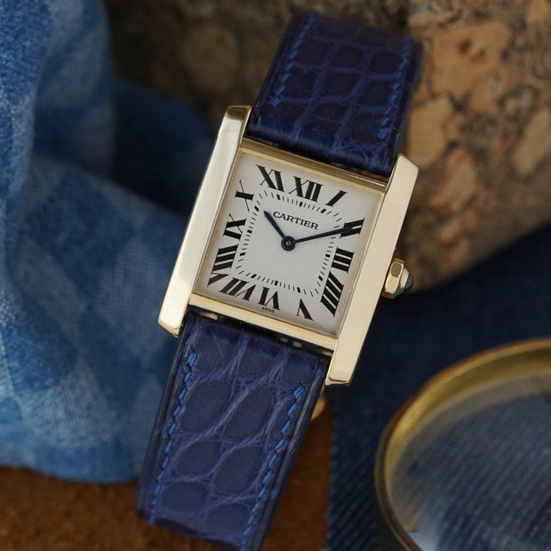 Cartier Tank Française 25mm 18k Gold Watch