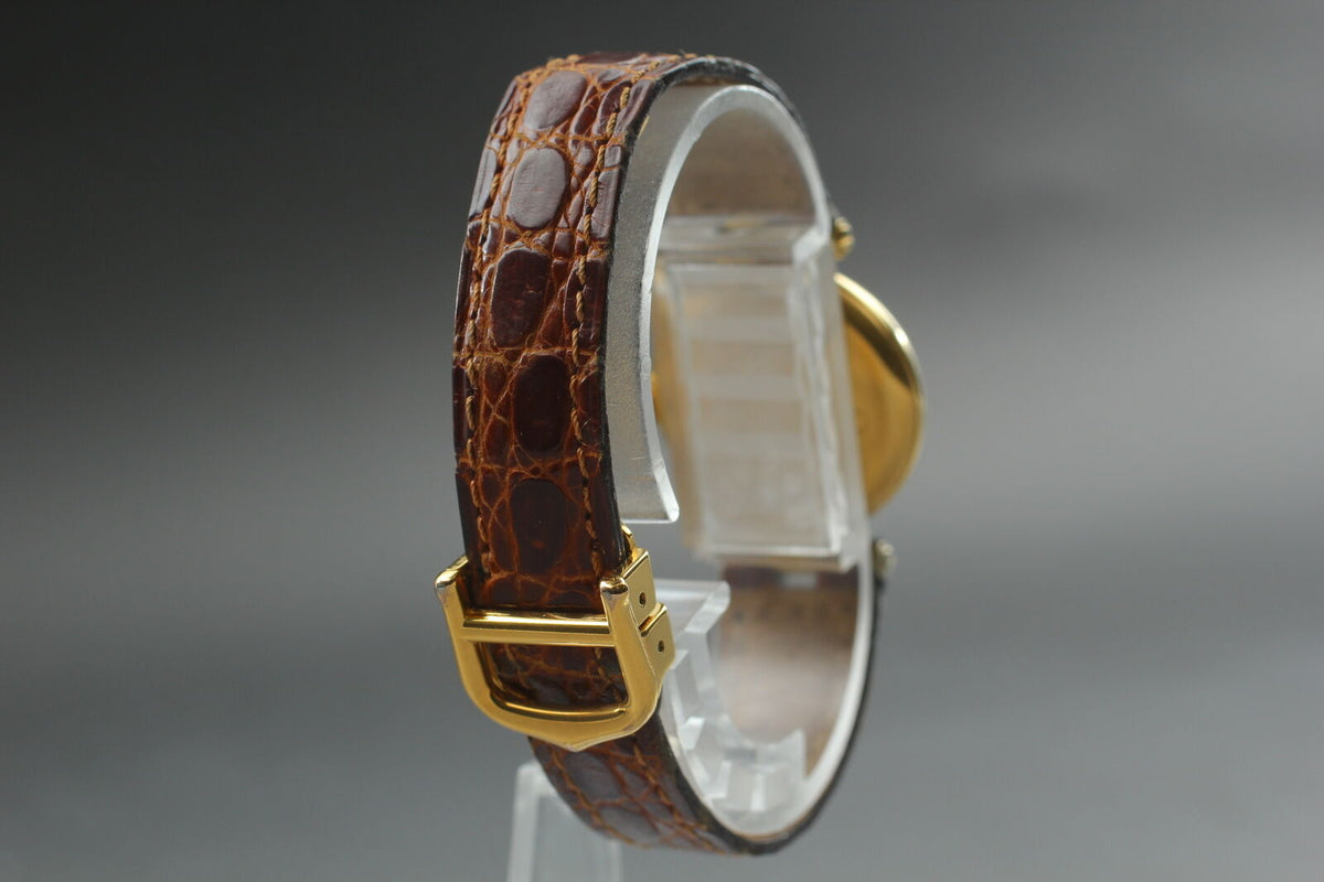 Must de Cartier Vermeil Quartz 24mm Ladies Watch with Papers
