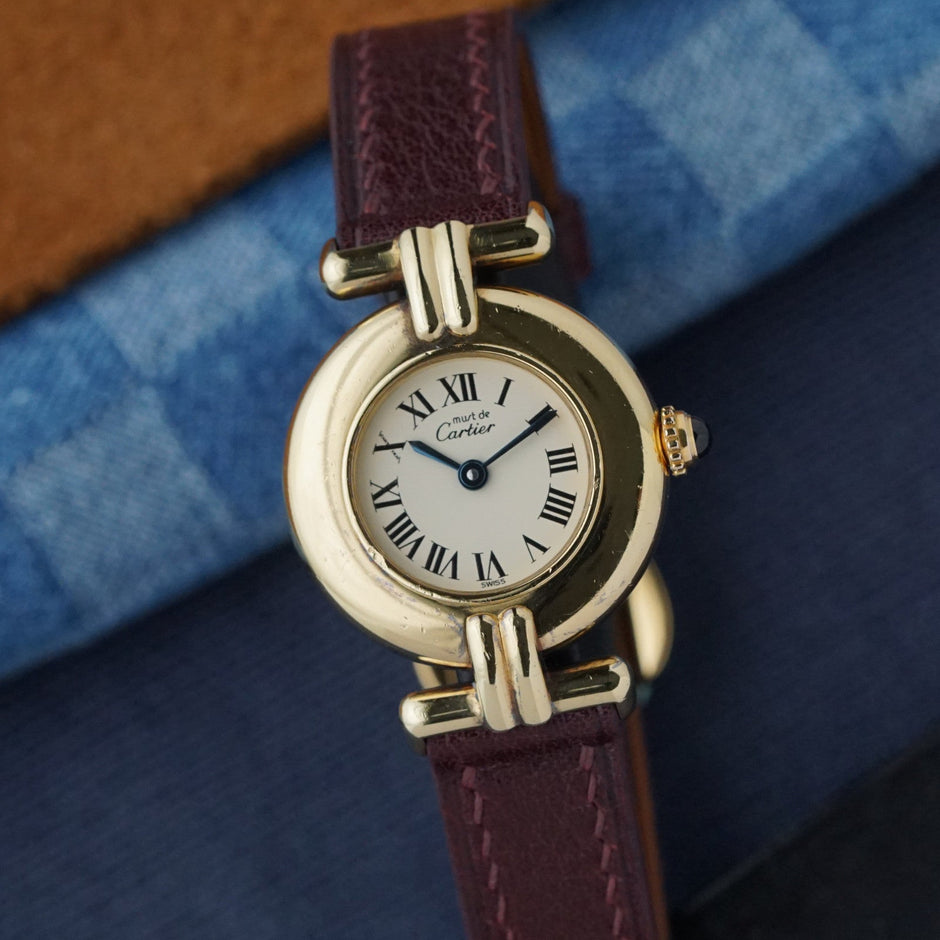 Must de Cartier Colisée Vermeil Quartz, 1990s
